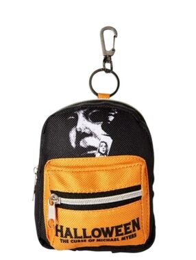 The Curse Of Michael Myers Mini Backpack Keychain Coin Storage Pouch